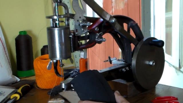 Best Sewing Machine Ever! It Sews Through Automobile Tires! смотреть онлайн