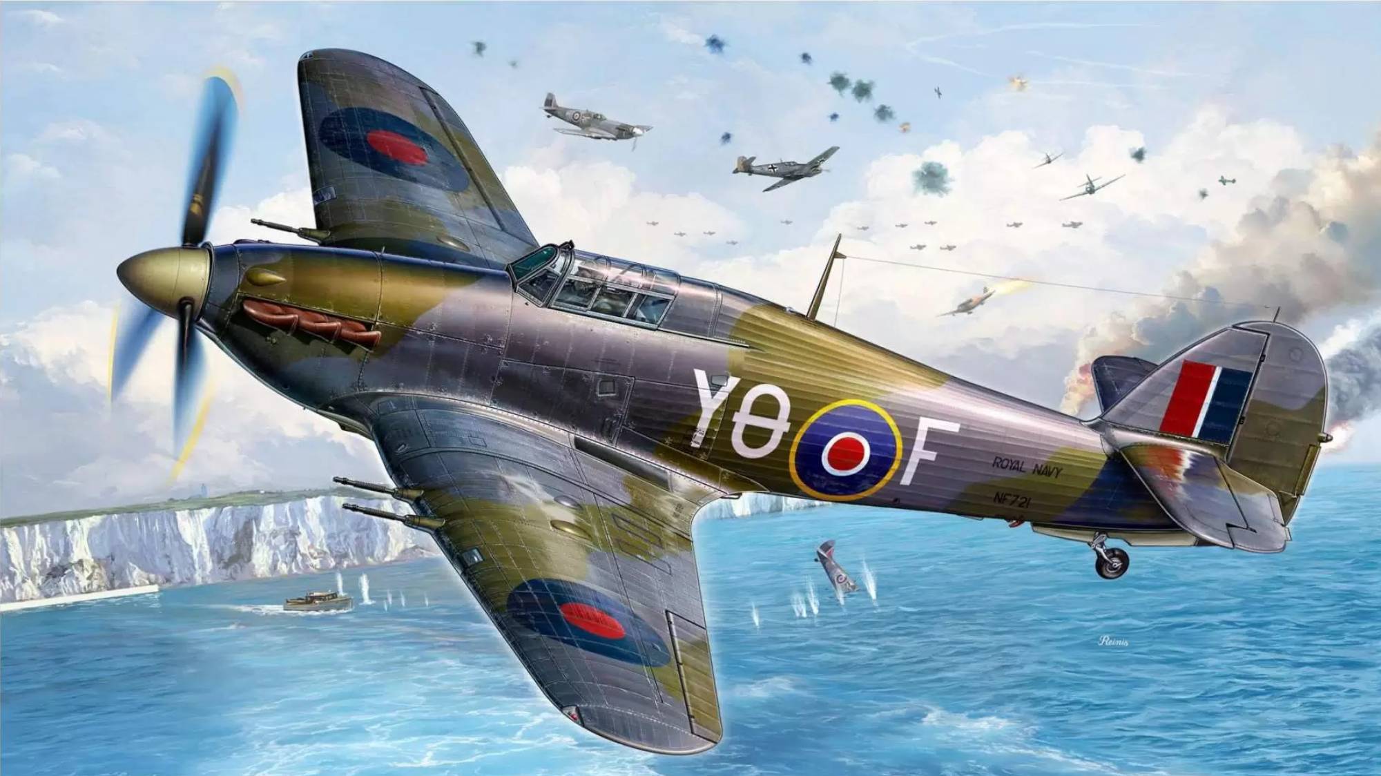 Sea Hurricane Mk 1C Звезда смерти Империи британской