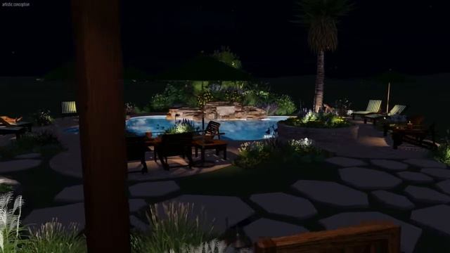 Revised Swimming Pool for Marcy and Chet Night