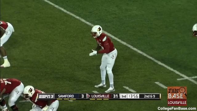 Lamar Jackson Full Highlights vs. Samford (212 Passing, 184 Rushing, 3 TDs) (HD) смотреть онлайн