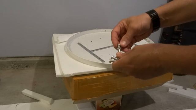 QILEJIA Modern LED ceiling lamp Light Chandelier Fixture Assembly & Installation,  part 1