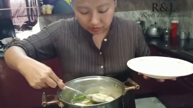 Naga Fish Recipe | Pomfret with Fresh Bamboo Shoot смотреть онлайн