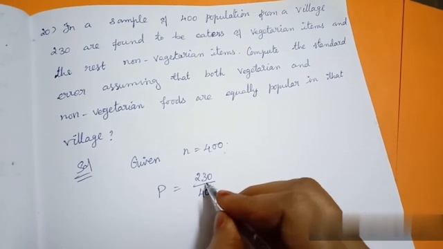 TN-12th B.Maths|Chapter-8|Sampling Techniques and Statistical Inference|Ex-8.1|Q.No.20