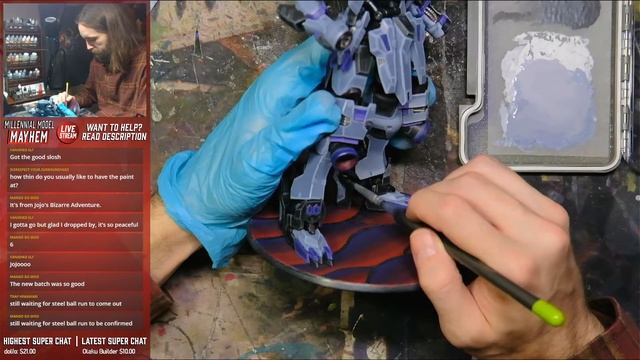 Finishing Gundam Vidarbatos [2] | Gunpla Hand Painting Stream смотреть онлайн