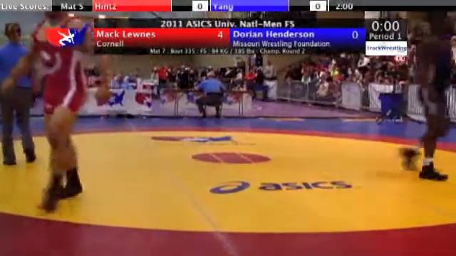 University Freestyle 84kg - Mack Lewnes vs. Dorian Henderson смотреть онлайн