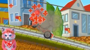 Няша Мурмяша и машинка СКОРАЯ ПОМОЩЬ