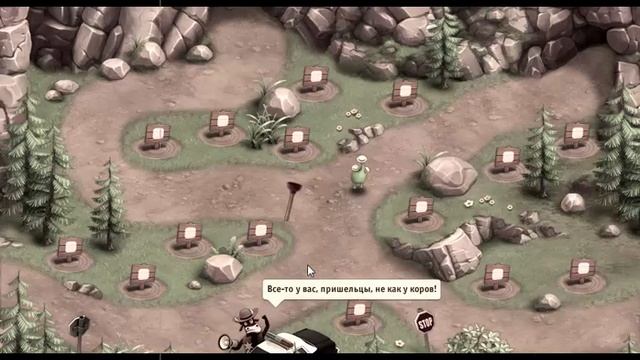 Прохождение: Коровы против пришельцев. Уровень 6 и 7. Нормальный 3 звезды