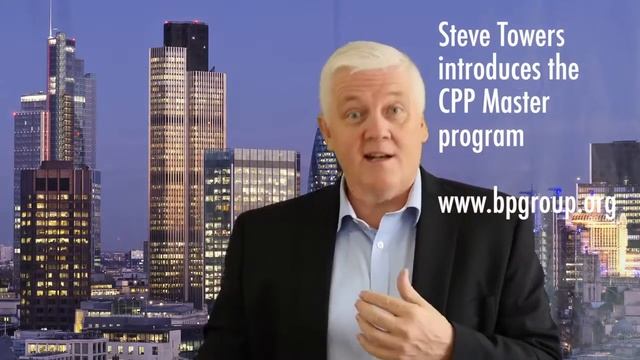 CPP Masters ONLINE LIVE Invitation with Steve Towers