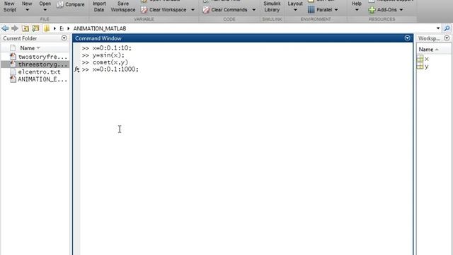 COMET IN MATLAB
