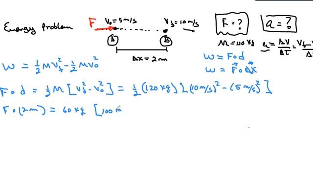 Theorem of work and energy. смотреть онлайн