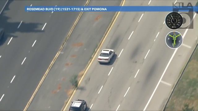 San Gabriel Valley police pursuit ends with driver in custody смотреть онлайн