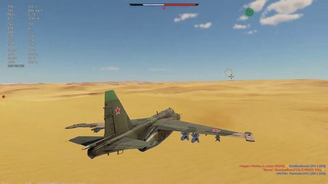My best match in "Stock" Su-25 ( war thunder) смотреть онлайн