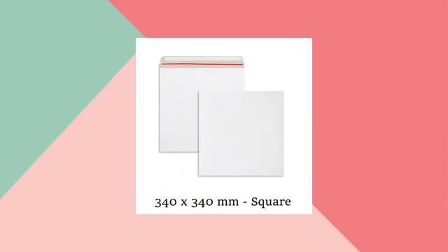 White All Board Calendar Card Envelopes- Square- 340 X 340mm Pack of 10 смотреть онлайн