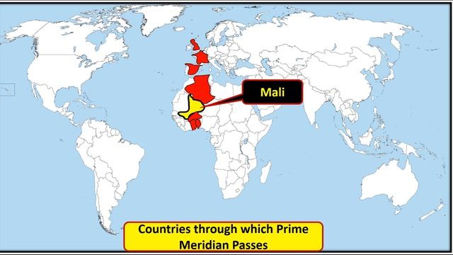 Countries Passing Through Prime Meridian I Trick to Remember