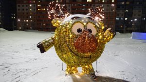 2025.02.04. Норильск. Стадион Заполярник и новый дом по ул. Пушкина.