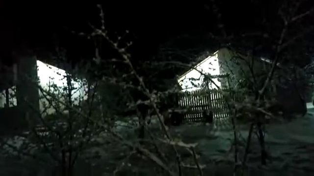 Азербайджан завалило снегом ❄ Ночная сказка❄ Azerbaijan  snow captivity fabulous ☃️