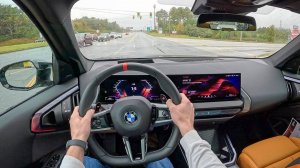 BMW X3 M50 xDrive 2025 года выпуска - Первая поездка в дождливую погоду от первого лица