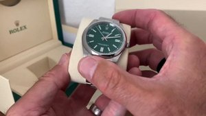 Rolex Oyster Perpetual 41 124300 Unboxing! 💚