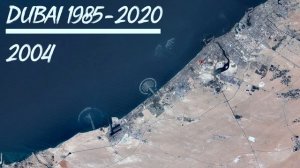 Dubai Timelapse in Google Earth (1985-2020)
