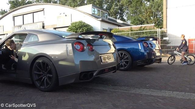 1000+HP Nissan GTR's TAKING OVER A CARMEET! Crazy Flames, Accelerations and more!!