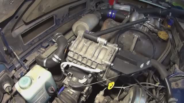 ВАЗ 21214 НИВА на 150л.с. УСТАНОВКА КОМПРЕССОРА(SUPERCHARGER) SC-14