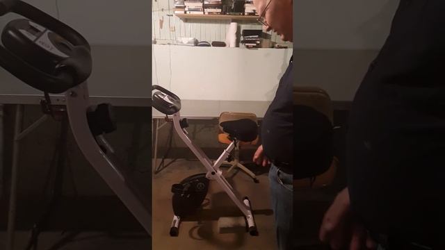 review of marcy foldable exercise bike