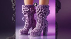 Вязанная женская обувь: Подборка вязанной крючком женской обуви для вашего вдохновения