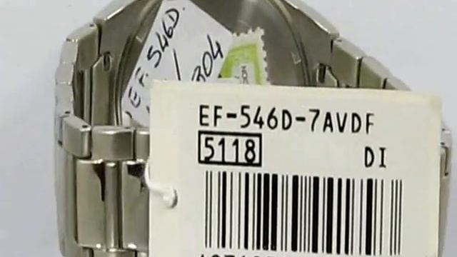 Reloj CASIO EF-546D en SHOWDEVENTAS смотреть онлайн