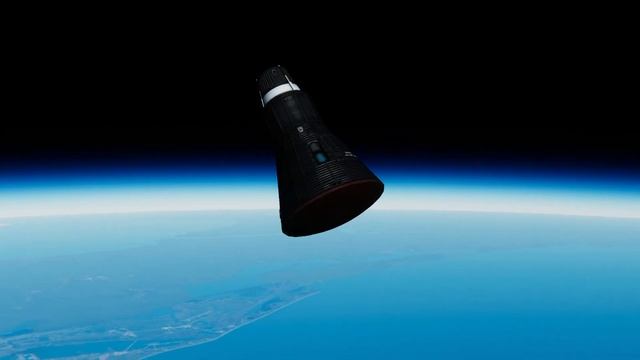 KSP: Mercury Redstone LES demonstration смотреть онлайн