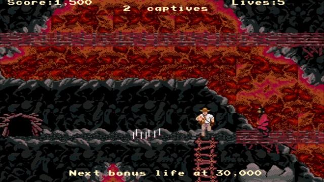 Indiana Johns and the Temple of Doom на ПК (MAME)