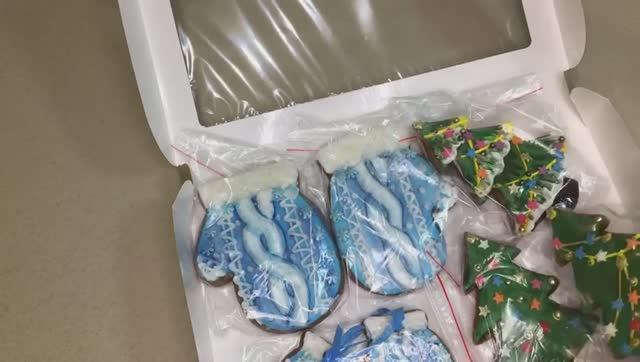 Новогодние прянички#New Year's gingerbread#Изготовление и оформление новогодних пряничков