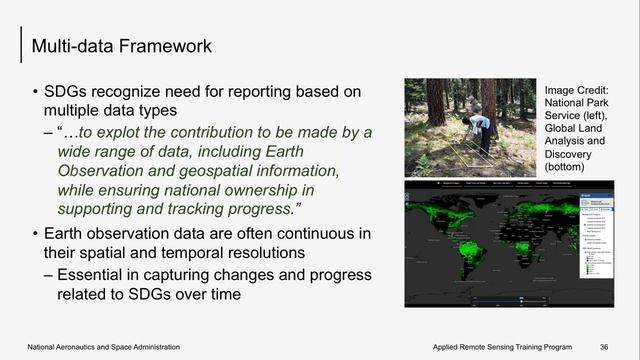 NASA ARSET  Overview of SDG 15, Part 1 3