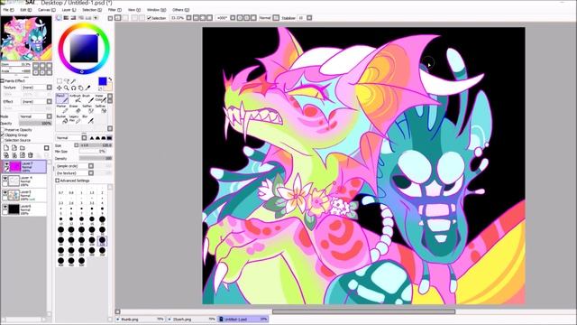 Dragon GFs || Wings of Fire Speedpaint || смотреть онлайн