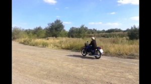 Девушка на Иж Юпитер 5!