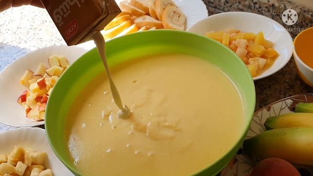 Fruit trifle recipe I how to make custard trifle I Easy dessert recipie by cookbook with saba смотреть онлайн