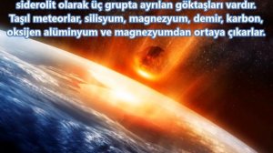 TÜRKİYE YE DÜŞEN GÖKTAŞI (METEOR)