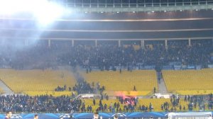 Беспорядки на матче Аустрия - Зенит 11-12-2013