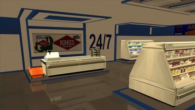 24/7 small shop interior смотреть онлайн