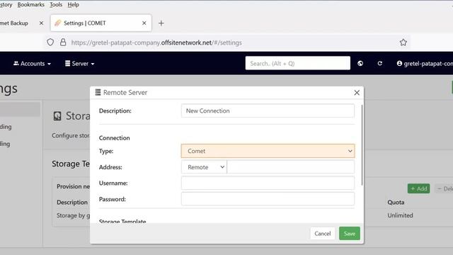 Configure Cloud Storage with a Comet-Hosted Server смотреть онлайн