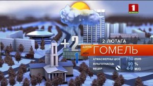 Прагноз надвор’я на 2 лютага