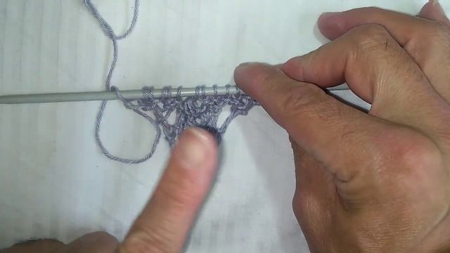 chal dos agujas técnica de cometa asimétrico fade shawl. scialle a ferri смотреть онлайн