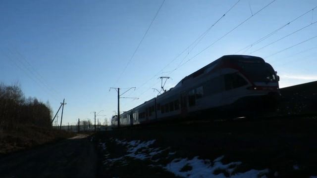 ЭПг-002, перегон Ратомка-Путевой пост Крыжовка. смотреть онлайн