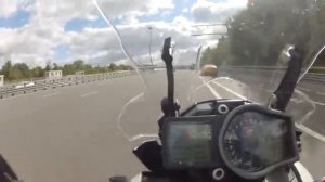 KTM 1190 Adventure против Ducati Multistrada 1200 S на полную катушку - вжариваем по ЧТК (top speed)