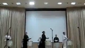 Барабанщицы.Ансамбль "РИТМ".Композиция "Ламамба".Г.Киев