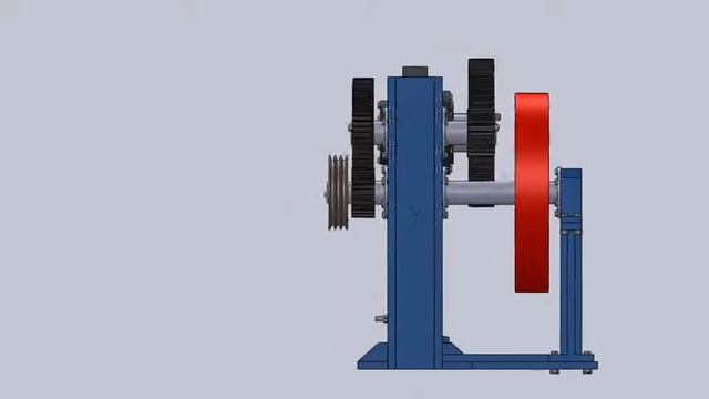 Shearing machine in solidworks