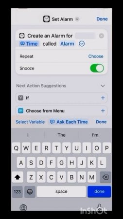 Easy tip to set alarm on #iphone #iphoneshorts #shortcutkeys  #trending #youtubeshorts