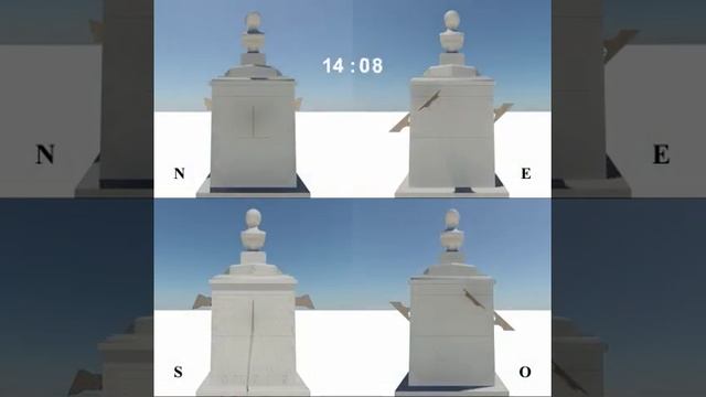 Reloj de sol múltiple. Miño. Solsticio de verano de 2021 (Versión II) смотреть онлайн