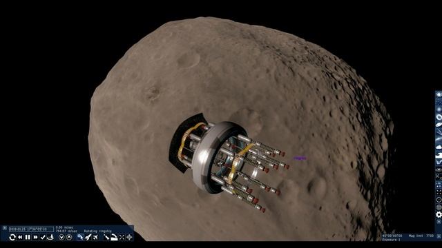 Travel To Vesta in Space Engine warp ship