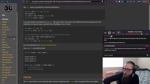 🦀 ArrayList in Rust! DATA STRUCTURES PART 1.1 - Rust n00bery - Rust OSS - Rust DSA смотреть онлайн