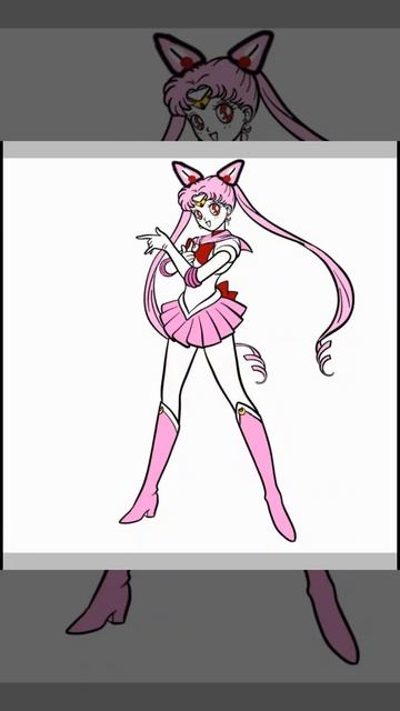 Sailor Chibi Moon Sailor moon  fan art смотреть онлайн